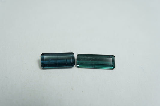 2.28ct Turmalina 11x4mm / 10x4mm
