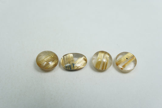 6.30ct Rutilo 9x6mm / 7.5mm / 7mm / 7mm