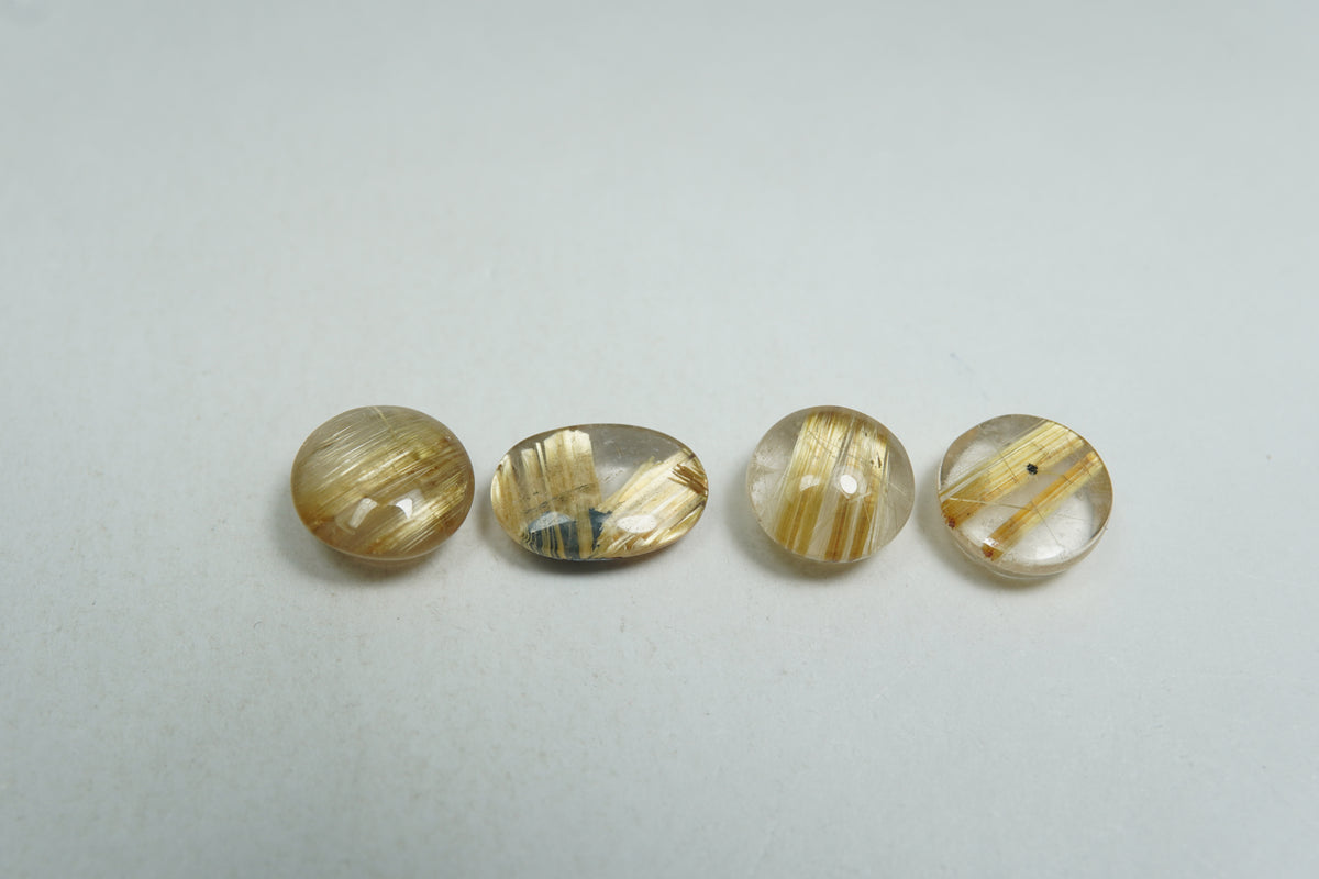 6.30ct Rutilo 9x6mm / 7.5mm / 7mm / 7mm