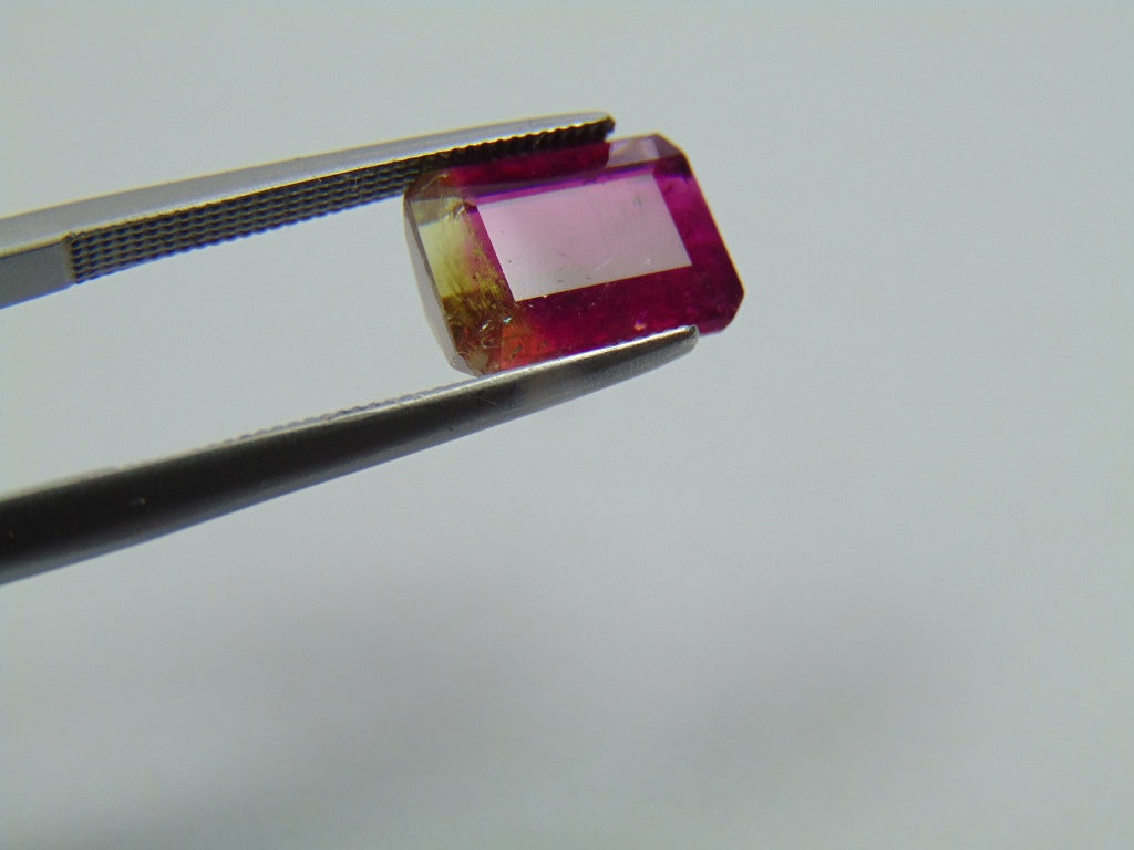 3.05ct Turmalina Bicolor 10x7mm