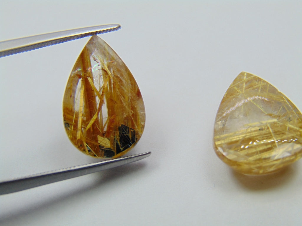 16.45ct Rutile 16x11mm 17x12mm