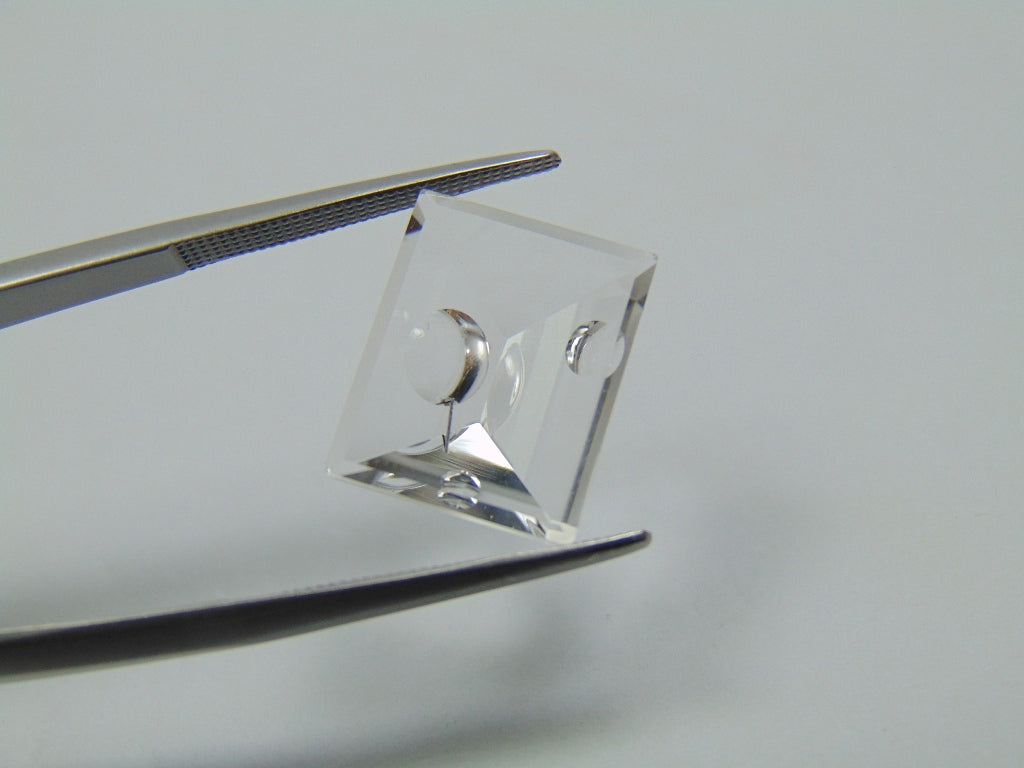 6.50ct Quartzo com Bolhas 14x12mm