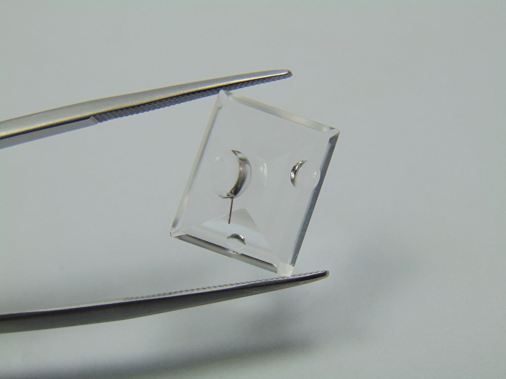 6.50ct Quartzo com Bolhas 14x12mm