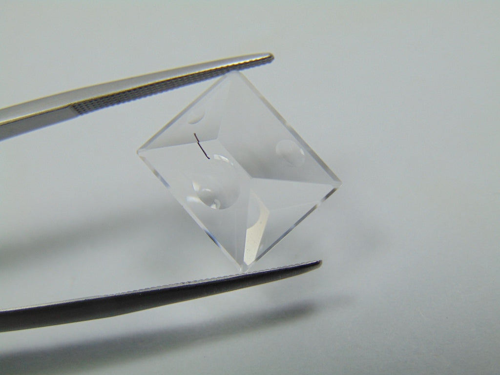 6.50ct Quartzo com Bolhas 14x12mm