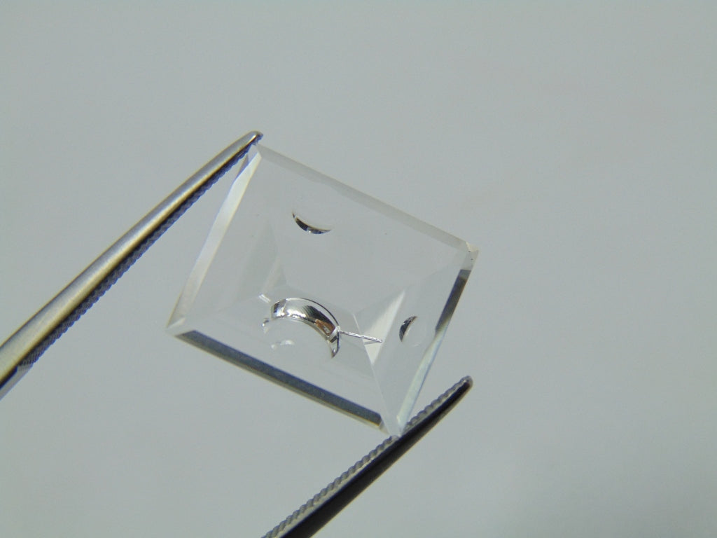 6.50ct Quartzo com Bolhas 14x12mm