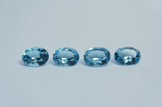 5.55ct Topázio calibrado 8x6mm