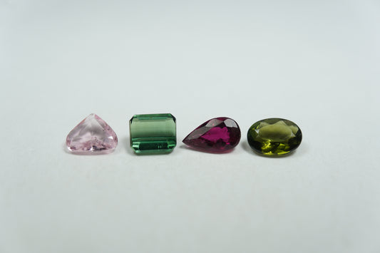 2ct Turmalina mix 6.5x4mm / 6x4.5mm / 5.5x5mm / 5x4mm