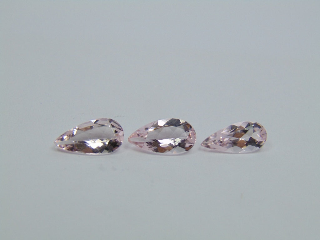 Morganita 3,50 ct 11x6mm 11x5mm