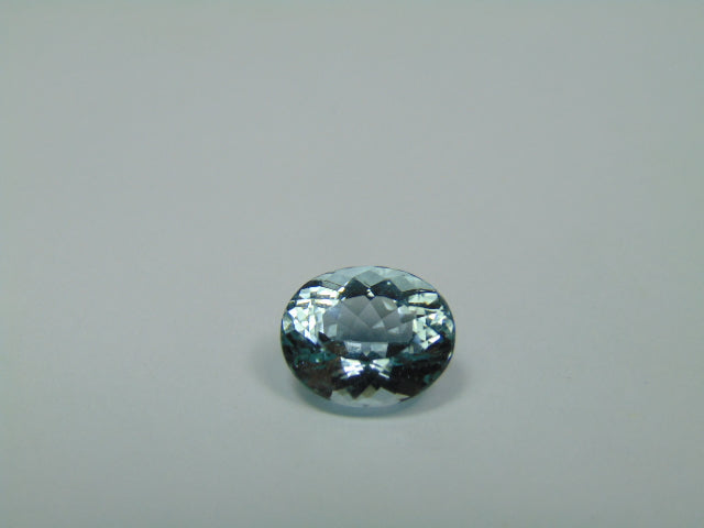 3.28ct Morganite Blue 11x9mm
