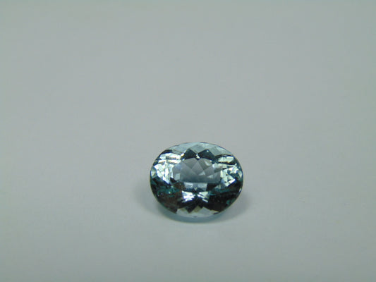 3.28ct Morganite Blue 11x9mm