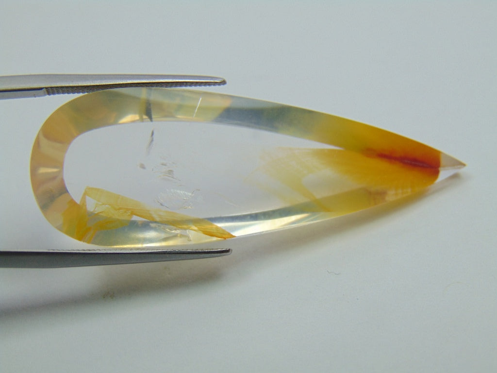 Inclusão de quartzo 40,40ct 48x16mm