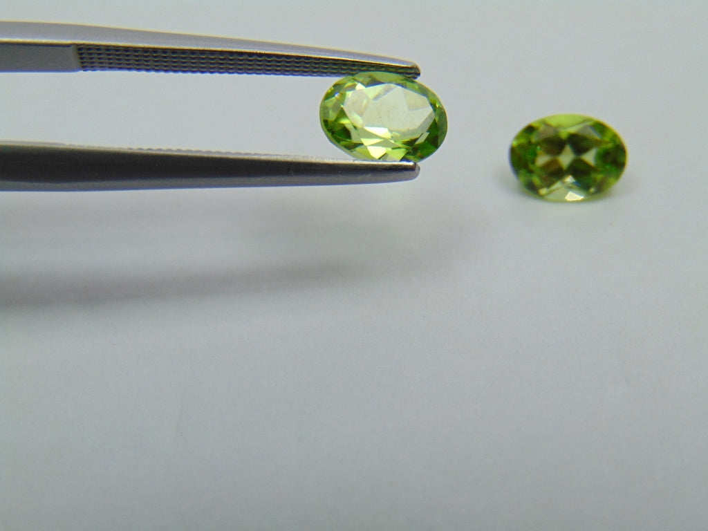 1.90ct Peridoto Par 7x5mm