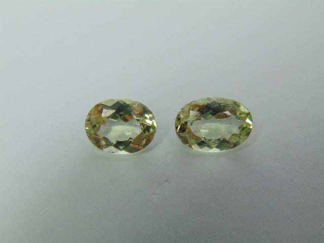 5.45ct Berilo Verde 10x8mm 11x8mm