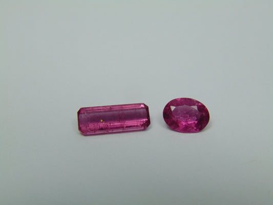 2.30ct Rubelita 12x4mm 8x6mm