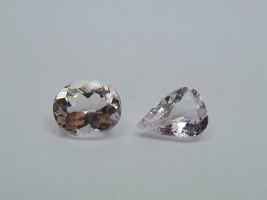 7.20ct Morganite 11x9mm 12x9mm