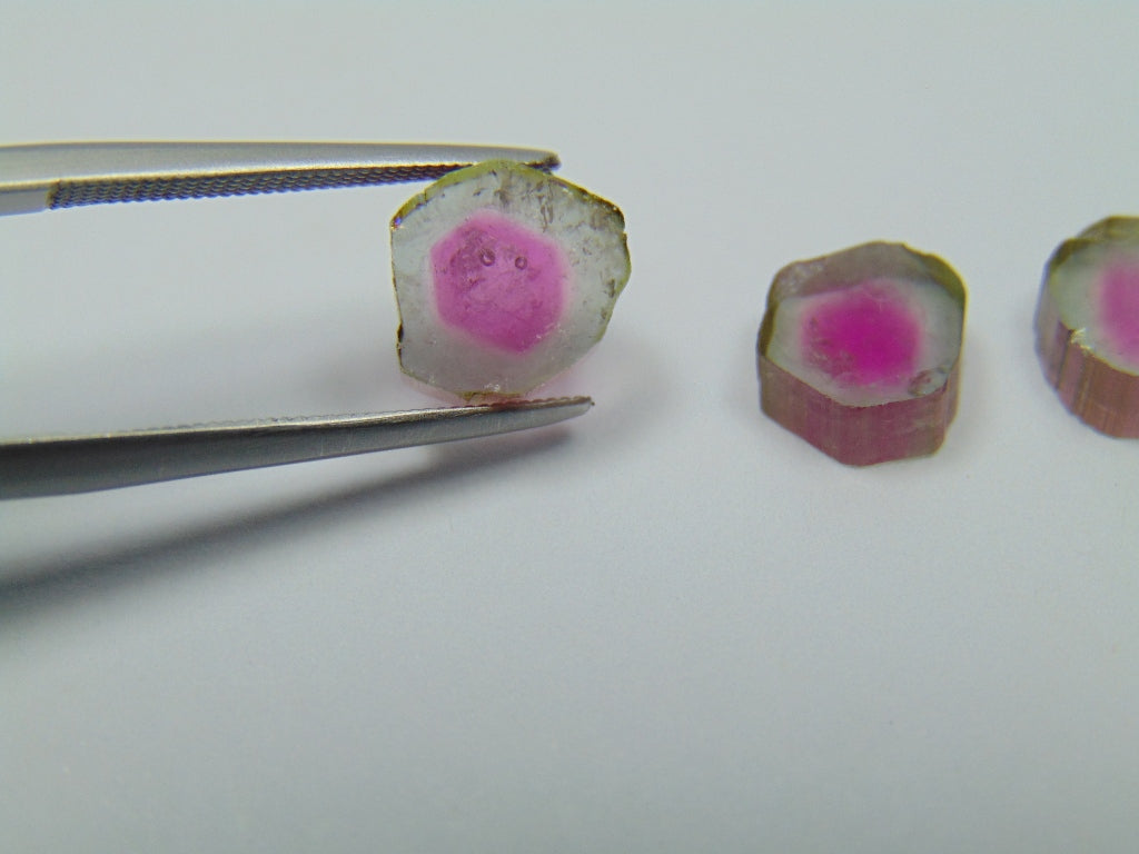 9.65ct Turmalina Melancia 9x8mm