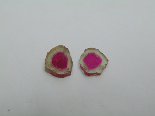 7.15ct Watermelon Tourmaline 13x11 11x10mm