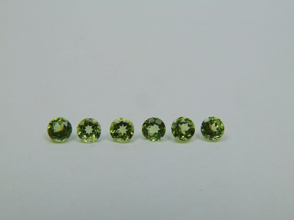 1.85ct Peridot Calibrated 4mm