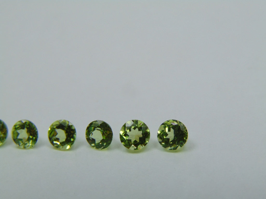 1.85ct Peridot Calibrated 4mm