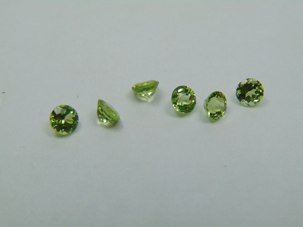 1.85ct Peridot Calibrated 4mm