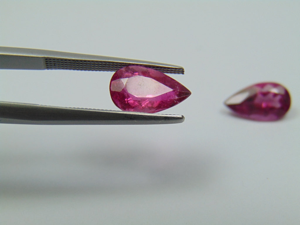 3.69ct Tourmaline 11x7mm 11x6mm