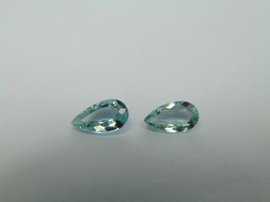 2.35ct Aquamarine 10x5mm 10x6mm