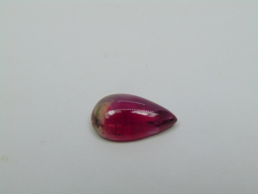 3.90ct Turmalina Bicolor 19x8mm