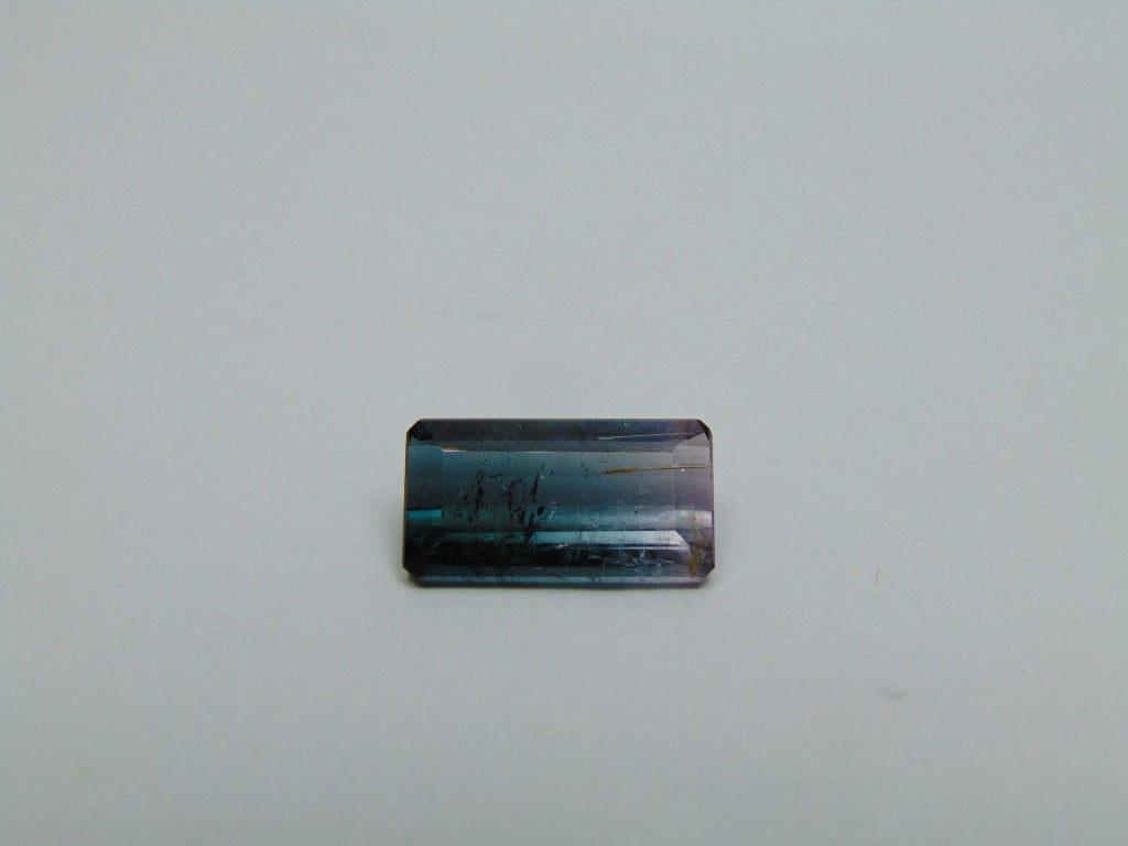 3.70ct Turmalina Bicolor 12x7mm