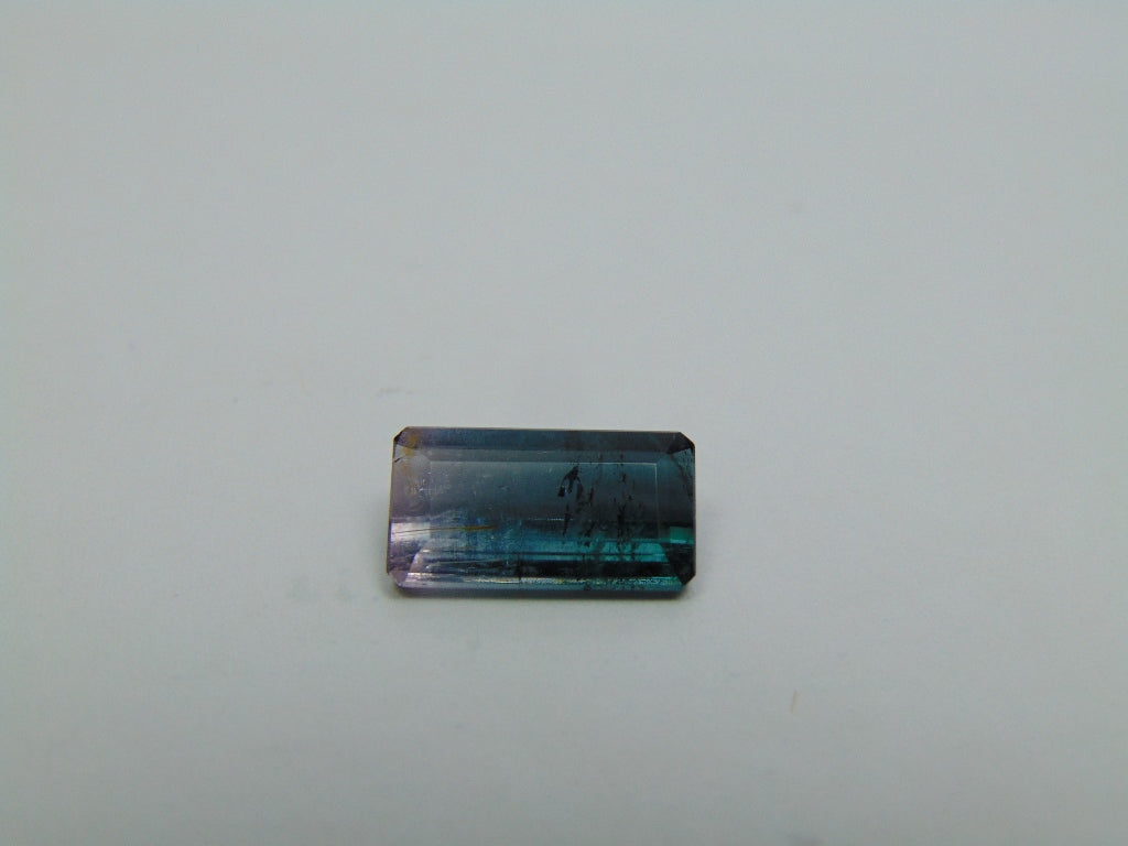 3.70ct Turmalina Bicolor 12x7mm