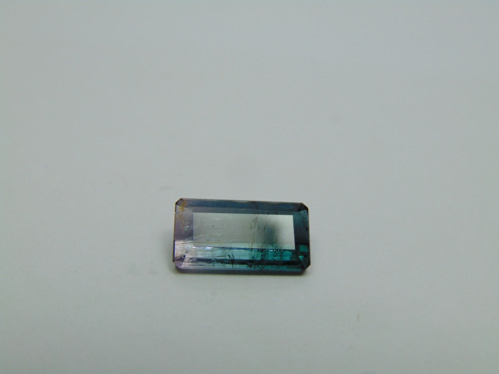 3.70ct Turmalina Bicolor 12x7mm