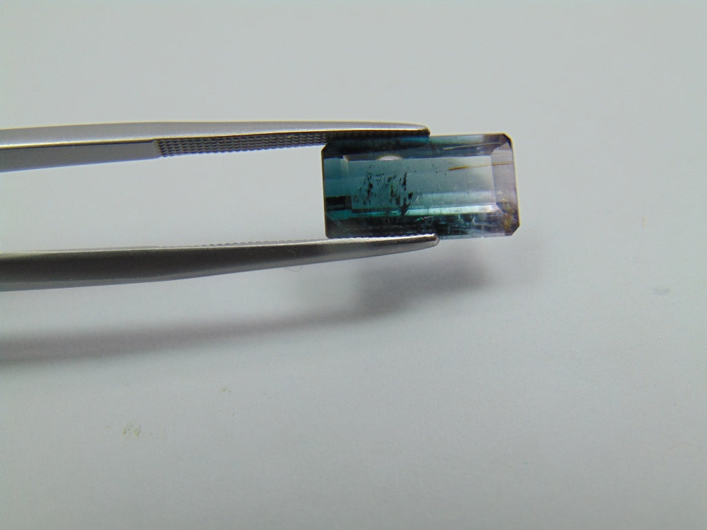 3.70ct Turmalina Bicolor 12x7mm