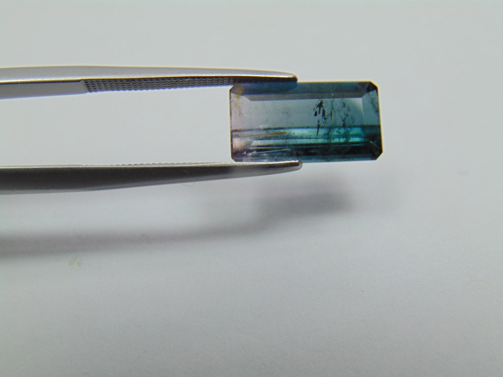 3.70ct Turmalina Bicolor 12x7mm