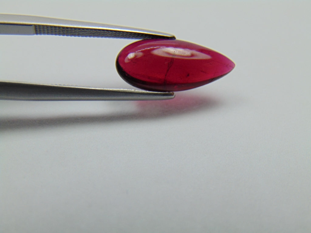 2.90ct Cabochão Turmalina 16x7mm