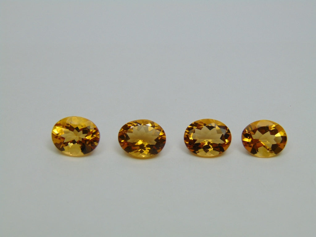 9ct Citrine Calibrated 10x8mm