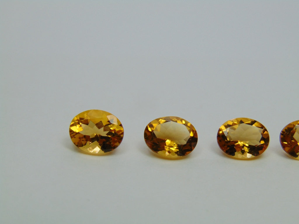 9ct Citrine Calibrated 10x8mm