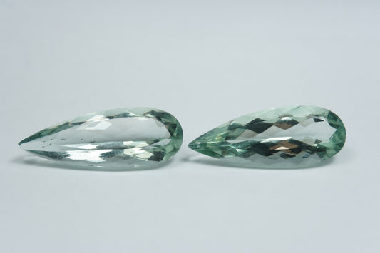 19.70ct Prasiolita par 26x10.5mm