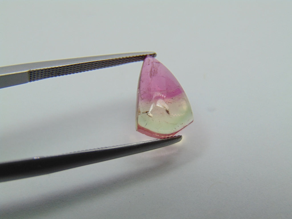 2.75ct Tourmaline Bicolor Cabochon 12x8mm