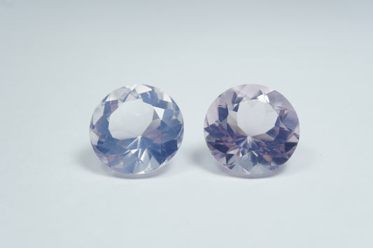 24ct Ametista lavanda par 15mm