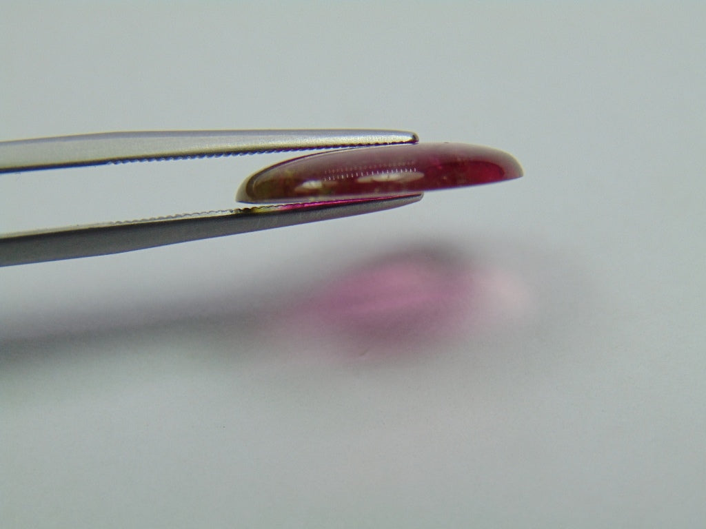 6ct Tourmaline Bicolor 17x13mm