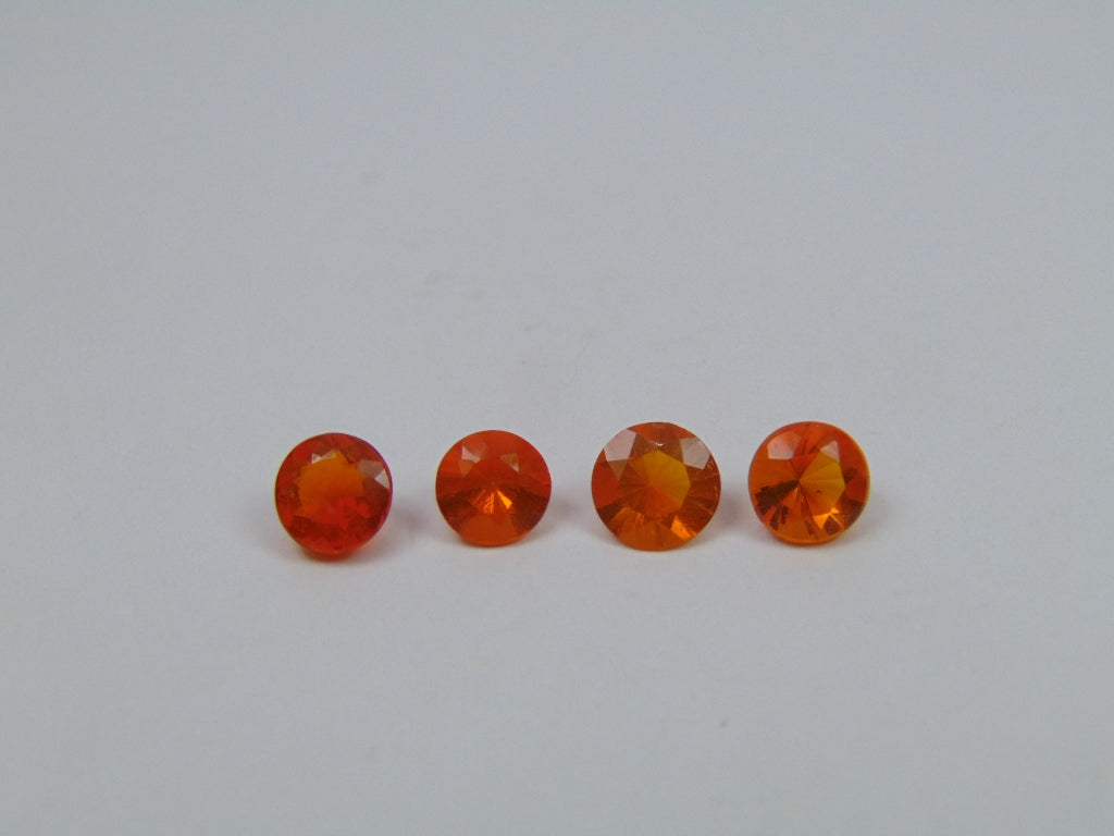 3.20ct Fire Opal Calibrated 6mm