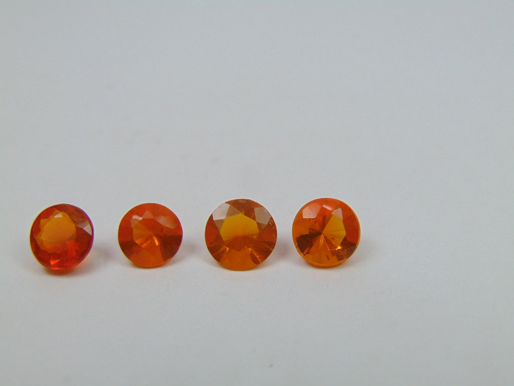 3.20ct Fire Opal Calibrated 6mm