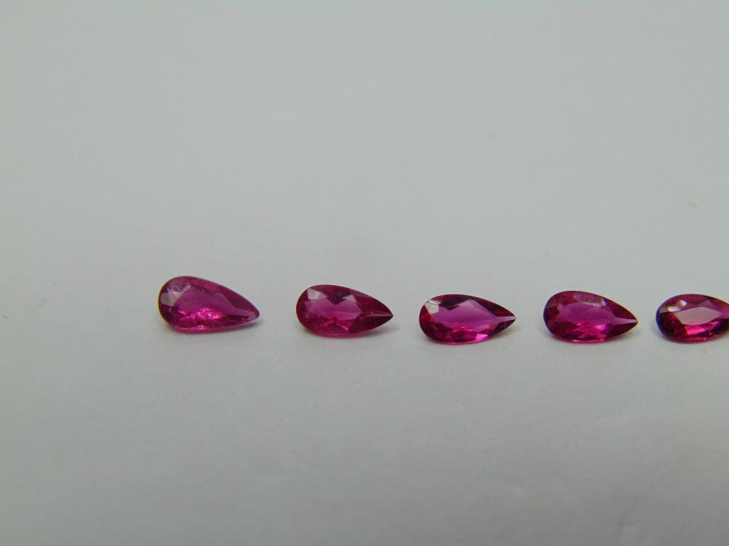 1,32ct Rubelita Calibrada 6x3mm