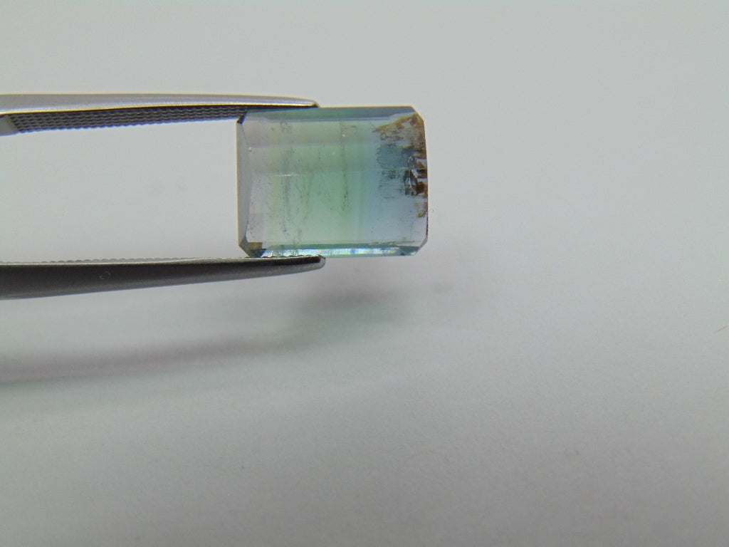 5.40ct Turmalina Bicolor 11x8mm