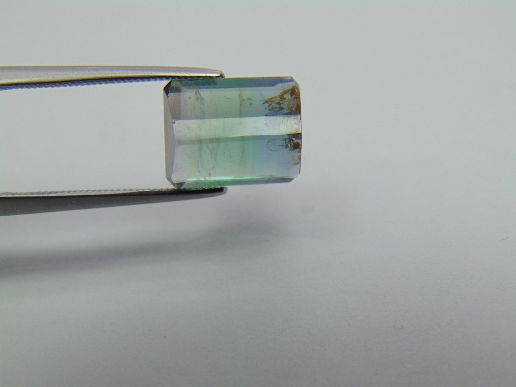 5.40ct Turmalina Bicolor 11x8mm