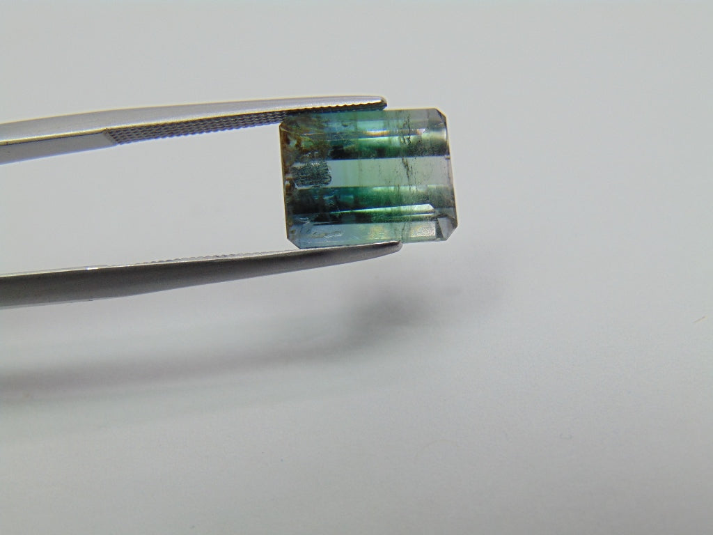 5.40ct Turmalina Bicolor 11x8mm