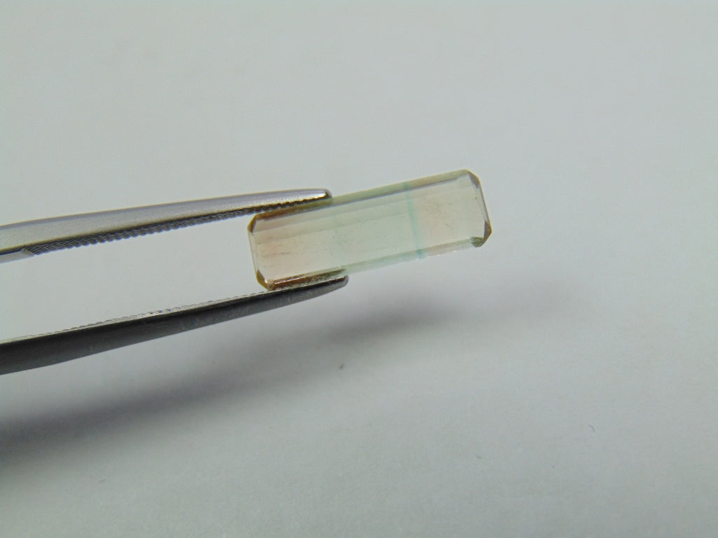 1.78ct Turmalina Bicolor 14x4mm