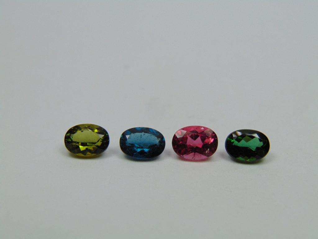 3.68ct Turmalina Mix 7x5mm