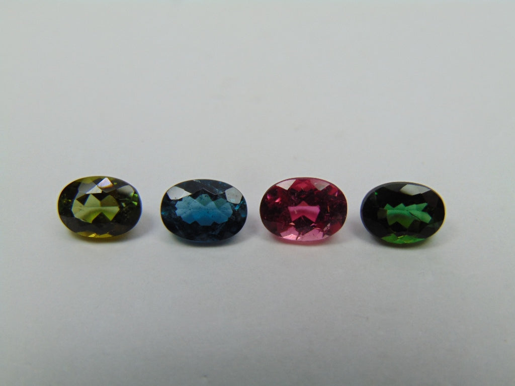 3.68ct Turmalina Mix 7x5mm