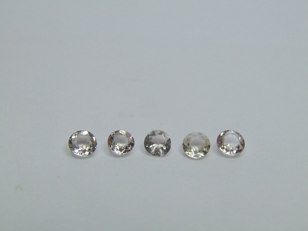 1.44ct Morganite Calibrated 5mm