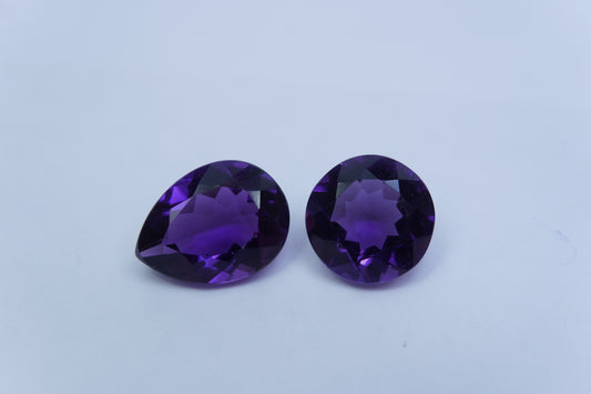 Ametista 11,90ct 15x11mm / 12mm